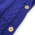 thumbnail image 4 of ITFABS Newborn Kids Cotton Sleeping Bag, Knitted Buttons Swaddle Wrap Blanket, 4 of 5