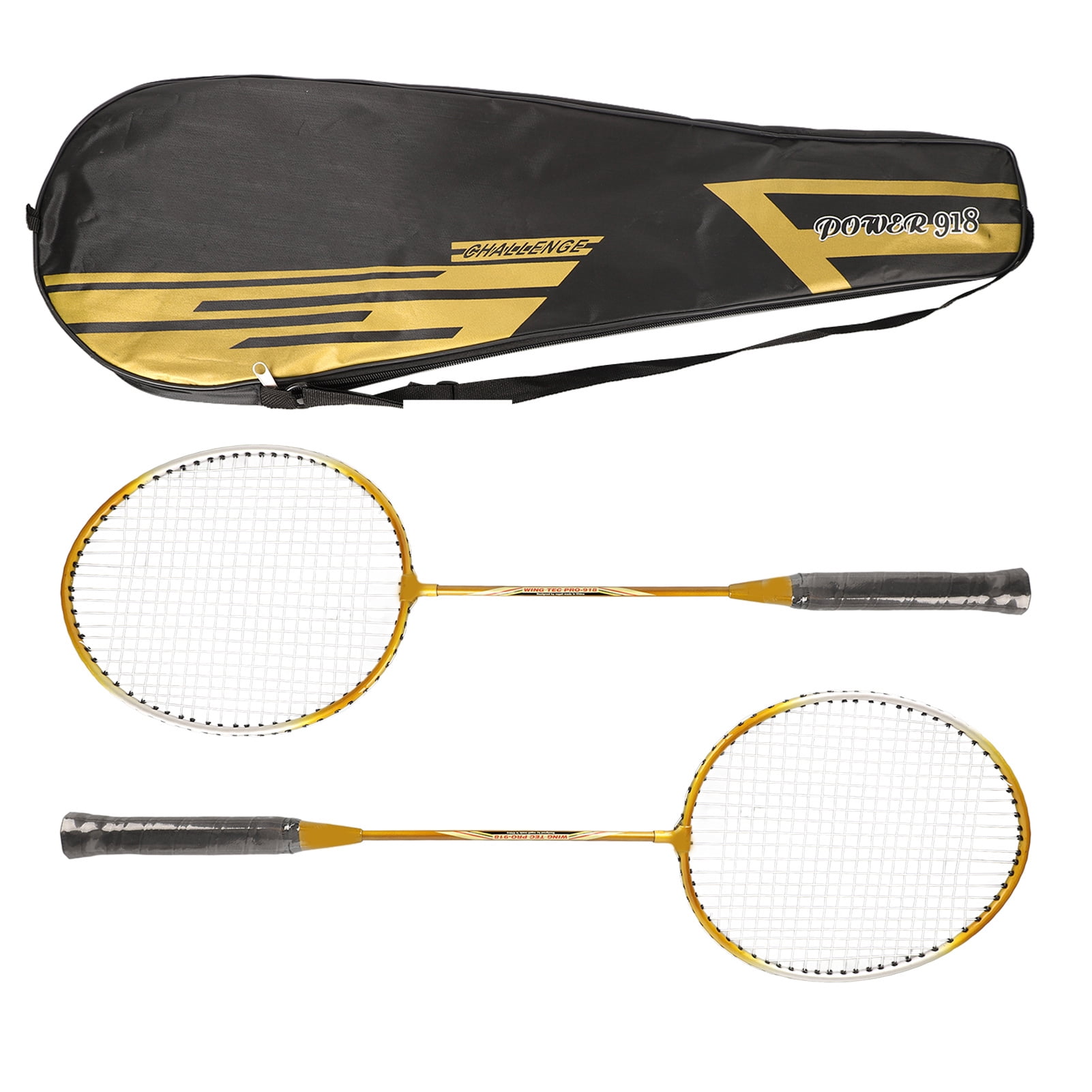 Badminton Racket Set of 2 Professional Iron Alloy Ultra light
