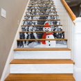 thumbnail image 4 of RV 3D Invierno Nieve Árboles Muñeco de nieve Escalera Pegatinas Navidad Escalera Pegatinas Escalera Peel and Stick Calcomanías para decoración del hogar 39.3 "w x 7" h x 13 piezas Sailing Electrónica, 4 of 5