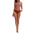thumbnail image 2 of INSPIRE CHIC Women's High Waisted Tummy Control Briefs Butt Lifter Underwear, Available in Plus Size L Brown, 2 of 4