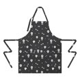 thumbnail image 2 of Halloween Skull and Bone Apron-Garden Aprons for Women with Pockets-Cotton Linen Waterproof Kitchen Cooking Gardening Aprons Adjustable for Kitchen,Cooking,BBQ and Salon 32"x27", 2 of 7