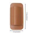 thumbnail image 3 of pangttianRetro Leather Knife Sheath with Belt Clip â Handmade Horizontal Carry Holster for Folding/Pocket Knives, Leather Scabbard for Men (Black/Brown/Coffee), 3 of 6