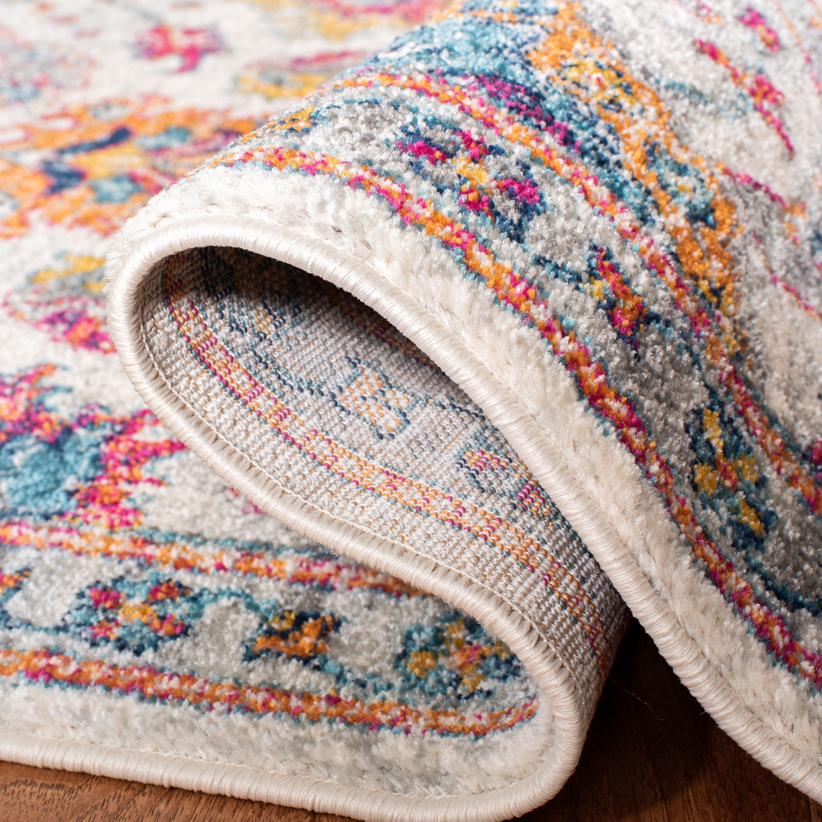 SAFAVIEH Evoke Lagrange Oriental Area Rug, Cream/Orange, 4' x 6'