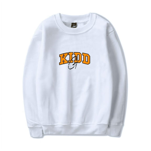 Singer Kidd G Merch Long Sleeve Classic Orange Logo Sweatshirt Men Women Crewneck