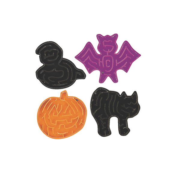 Halloween Maze Puzzles (6Dz) - Toys - 72 Pieces