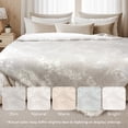 thumbnail image 5 of Regal Living Soft Plush Faux Fur Fuzzy Throw, Snow Taupe, 50" x 60", 5 of 9
