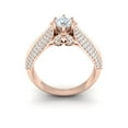 thumbnail image 3 of 2carat Round Cut Diamond Prong Women's Solitaire Bridal Engagement Ring Solid 18K Gold H SI2, 3 of 3