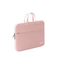 thumbnail image 1 of Laptop Case for 13.3 Inch, Gaqring Lightweight Protective Laptop Travel Bag, Multi-Layer Construction Computer Sleeve for Business Office Portable Transport, Pink, 1 of 1