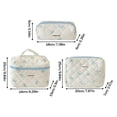 thumbnail image 4 of Makeup Bag Bow Portable Storage Toiletry Bag Makeup Organizer for Travel and Daily Use, 4 of 8