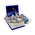 thumbnail image 1 of lionlar 3D Book Keychain Fidget Mini Car Keys Keychains for Boys Girls Students Kids Space Blue, 1 of 9