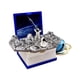 thumbnail image 1 of Llavero de libro 3D, minillaves de coche, lindos juguetes sensoriales, juguetes de mano, novedad 3D azul espacial, 1 of 9