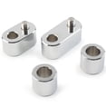 thumbnail image 4 of Driver Floorboard Spacer Extension For Harley FLTRX Road Glide 2015-2021 Chrome, 4 of 5