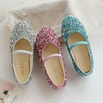 thumbnail image 6 of Children Princess Girls Dance Leather Shoes Sequined Soft Bottom Baby Shoes Girls on Shoes Size 13 Cool Shoes for Boys Girls Dress Shoes Glitter Toddler Light up Shoes Girls Size 3 Shoes, 6 of 9