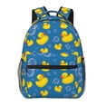 thumbnail image 1 of Balery Rubber Duck Mochila Escolar Impresa, Mochila Ligera para Viajes Casual, Mochila Duradera y Cómoda Multifuncional, Mochila para Laptop-One Size, 1 of 5