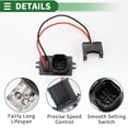 thumbnail image 4 of Resistor del motor del ventilador HVAC Unique Bargains No.7701034875 para Renault Clio MK1 1994-1998, 4 of 6