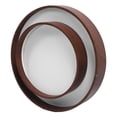 thumbnail image 1 of LED Flush Mount Ceiling Light Fixture, 3000K-6000K, Walnut Wood Grain Modern LED Ceiling Light with Remote Control for Living Room, Hallway, 1 of 7
