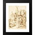 thumbnail image 2 of Giovanni Battista Tiepolo 18x24 Black Modern Framed Museum Art Print Titled - The Adoration of the Shepherds (1735-1740), 2 of 5