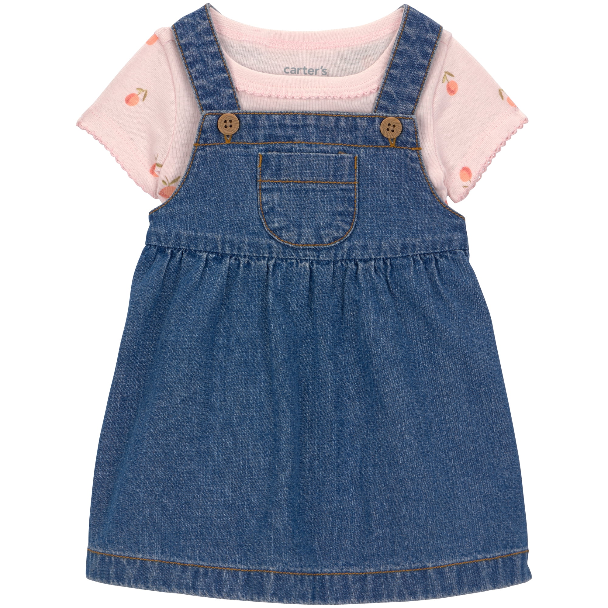 Carter's Child of Mine Baby Girl Dress Set, 2-Piece, Sizes 0/3-24 Months