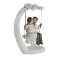 thumbnail image 2 of Escultura de amante, estatua de pareja en columpio, figura de escritorio romántica, adorno artesanal de resina para dormitorio de inauguración de casa, 2 of 8
