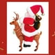 thumbnail image 5 of Adorno artesanal decorativo, juguete de Papá Noel, Papá Noel montado en ciervo, decoración de oficina, adornos, decoraciones navideñas, adornos, decoración del hogar, decoración de la habitación, deco, 5 of 9