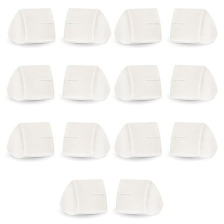 Theater Solutions TS30W Mountable Indoor Speakers White Bookshelf 7 Pair Pack