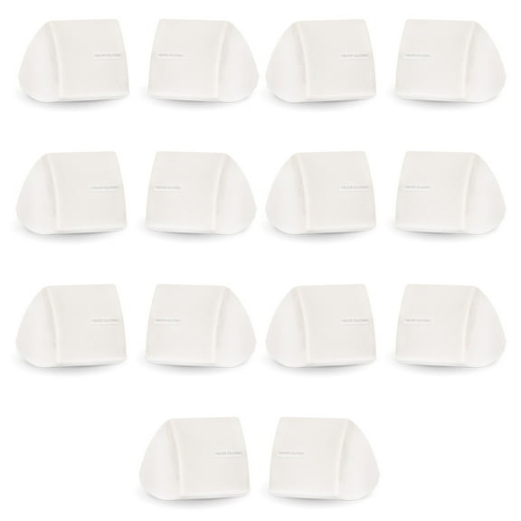 Theater Solutions TS30W Mountable Indoor Speakers White Bookshelf 7 Pair Pack