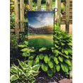 thumbnail image 2 of JSDART Vert Champ Vide Stade de Baseball Dimension Rendre la Lumière Foule Sport Jardin Drapeau Décoratif Drapeau Maison Bannière 28x40 Pouces, 2 of 2