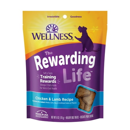 UPC: 0076344891659 | Wellness Rewarding Life Soft & Chewy Dog Treats  Grain Free  Chicken & Lamb  6 Ounce Bag