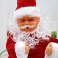thumbnail image 4 of Ounissouiy Baile eléctrico de Navidad Festival de Papá Noel Año Nuevo Música Decoración divertida Muñeca Bar Ornamento Juguete Regalos Niños Kits de decoración para fiestas Ounissouiy HA069029-00B, 4 of 6