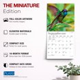 thumbnail image 6 of Hummingbirds 2027 7x14" (Hanging) Mini Wall Calendar | Foil Stamped Cover | Plato, 6 of 9