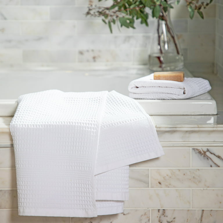 Gilden Tree | Waffle Bath Towels | Pewter Bath Towel