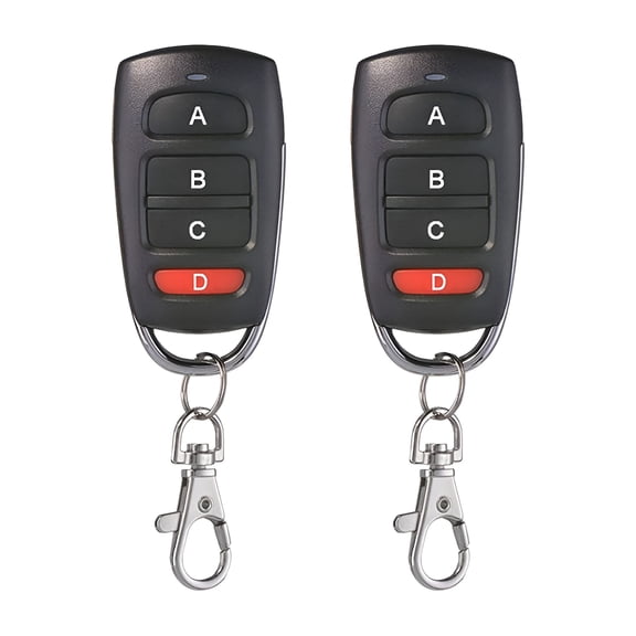 GJX Universal Garage Door Clone Key Fob Remote Control 433 MHz