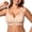 White, variant on BNOXUT Women's Sports Bra Wireless Seamless Plus Size High Support Full Coverage Push up Lift Gathered Comfy Yoga Gym BrasX-LargeWhite