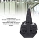 thumbnail image 4 of Conector De Cable Múltiple Aislado Negro, Conectores De 3 Puertos De Cable, Entrada De Un Lado, Precargado Con Inhibidor De óxido, Admite Rango De 4-14 Cables, Conector, 4 of 7