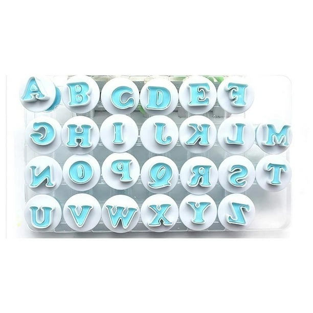Molde Para Hornear Galletas Con Números Y Letras Del Alfabeto, 26 Uds. Monstrate HA027223-01