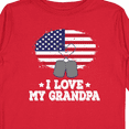 thumbnail image 4 of Inktastic I Love My Grandpa Military Grandson Boys or Girls Long Sleeve Toddler T-Shirt, 4 of 5
