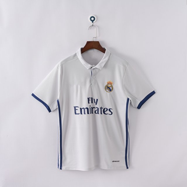 2016-17 Real Madrid Home. Classic Football Jersey