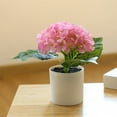 thumbnail image 4 of Clearance Sale! Simulation Hydrangea Plant Small Bonsai (with Plastic Pot) Exquisite Home Decoration Real Simulation Effect Suitable For And Bedroom Desktop Decoration, 4 of 7