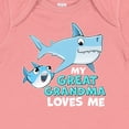 thumbnail image 4 of Inktastic My Great Grandma Loves Me with Cute Sharks Boys or Girls Baby Bodysuit, 4 of 5