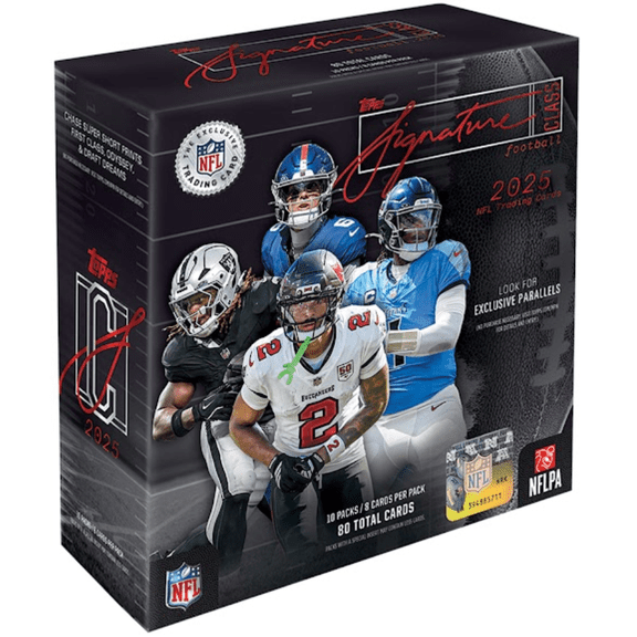 2025-26 Topps Signature Class Football - Factory Sealed - Mega Box