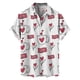 thumbnail image 3 of Camisas con botones para el día de San Valentín con estampado 3D para hombre, camisas casuales de verano de manga corta con cuello extendido para la playa, camisas de moda para hombre, 3 of 5