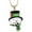 Green Hat Snowman, variant on cocojewelry Christmas Ornament Kitty Cat Gingerbread Man Snowman Pendant Necklace Holiday Jewelry