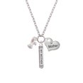 thumbnail image 2 of Delight Jewelry Silvertone Bunny Face Always My Mother Bar Zoe Necklace, 2 of 4