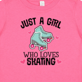 thumbnail image 4 of Inktastic Just A Girl Who Loves Skating Girls Baby T-Shirt, 4 of 5