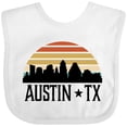 thumbnail image 3 of Inktastic Austin Texas Skyline Vintage Boys or Girls Baby Bib, 3 of 4
