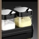 thumbnail image 5 of Juego de Recipientes de Tarros de Almacenamiento de Vidrio con Tapas de Acero Inoxidable y Cucharas para Servir AzúCar, Sal, Café, Té, 5 of 10