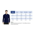 thumbnail image 5 of MoFiz Men's Quick Dry Golf Polo 1/4-Zip Long Sleeve Athletic Shirt, 5 of 7