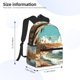 thumbnail image 2 of Fotbe Coastal Palm Beach Mochila Ligera Casual para Laptop para Hombres y Mujeres, Mochila Impermeable de Uso Diario, Mochila para Universidad, 2 of 6