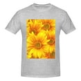 thumbnail image 4 of Bingfone 3d Sunflowers Men'S Loose Fit Short-Sleeve Pocket T-Shirt, 4 of 7