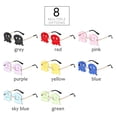 thumbnail image 2 of Novel Party Halloween Decoration UV Protection Funny Sun Glasses Octopus Shape Rimless Sunglasses BLUE, 2 of 8